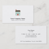 Real Anwesen House Business Card Visitenkarte (Vorne/Hinten)