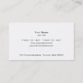 Real Anwesen House Business Card Visitenkarte (Rückseite)