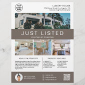 Real Anwesen House - Foto QR für verkaufte Logos Flyer (Vorne)