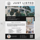 Real Anwesen House - Foto QR für verkaufte Logos Flyer (Vorne)