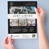 Real Anwesen House für den Verkauf von Logos Foto Flyer (Hand)