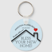 Real Anwesen House Herzlich Willkommen bei der Bus Schlüsselanhänger (Rückseite)