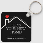 Real Anwesen House Herzlich Willkommen im Immobili Schlüsselanhänger (Rückseite)