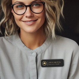 Real Anwesen House Logo griechischer Key Frame Bla Namensschild