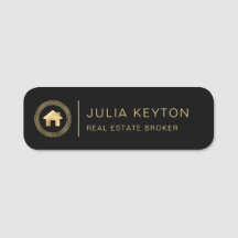 Real Anwesen House Logo griechischer Key Frame Bla