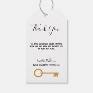 Real Anwesen House Schwarz-weiß Custom Realtor Geschenkanhänger