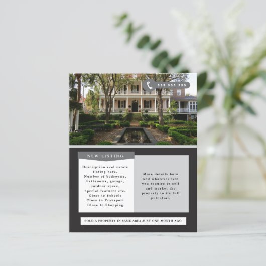 Real Anwesen House zum Marketing Flyer (Stehend Vorderseite)