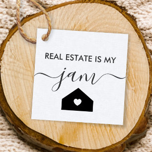 Real Anwesen ist mein Jam Gift Tag, Realtor Tag, K Geschenkanhänger