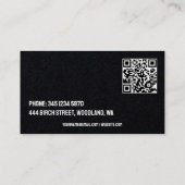 🏘️ Real Anwesen kaufen wir Häuser QR Premium Visitenkarte (Rückseite)