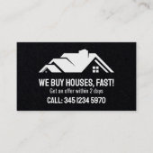 🏘️ Real Anwesen kaufen wir Häuser QR Premium Visitenkarte (Vorderseite)