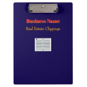 Real Anwesen Klemmbrett (Vorderseite)