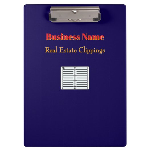 Real Anwesen Klemmbrett (Vorderseite)