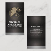 Real Anwesen Kommerzielles Wohnlogo Visitenkarte (Vorne/Hinten)