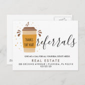 Real Anwesen Latte Referenzen Ankündigung Postkart (Vorne/Hinten)