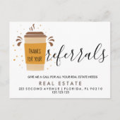 Real Anwesen Latte Referenzen Ankündigung Postkart (Vorderseite)