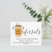 Real Anwesen Latte Referenzen Ankündigung Postkart (Stehend Vorderseite)