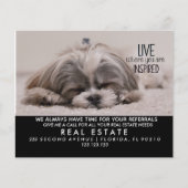 real Anwesen Live, wo Sie inspiriert werden Ankünd Flyer (Vorne)