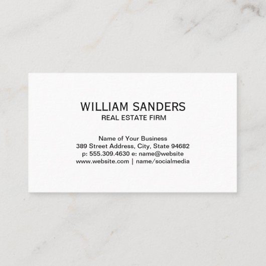 Real-Anwesen-Logo | Dachlogo | QR-Code Visitenkarte (Rückseite)