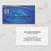 Real-Anwesen-Logo | Dachlogo | QR-Code Visitenkarte (Vorne/Hinten)