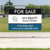 Real-Anwesen-Logo Echtzeit-Marketing Custom Outdoo Banner (Insitu)