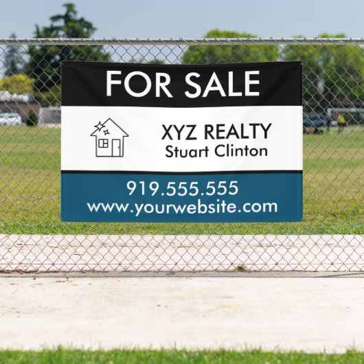 Real-Anwesen-Logo Echtzeit-Marketing Custom Outdoo Banner (Insitu)