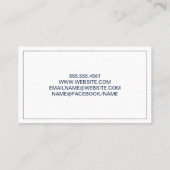 Real-Anwesen-Logo für Architektur Visitenkarte (Rückseite)