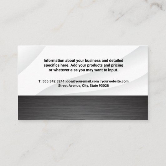 Real-Anwesen-Logo | Gebäude-Visitenkarte Visitenkarte (Rückseite)