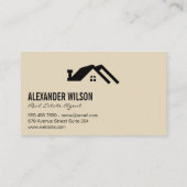 Real-Anwesen-Logo | Hausschlüssel Visitenkarte (Rückseite)