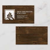 Real-Anwesen-Logo | Holding Background Business Ca Visitenkarte (Vorne/Hinten)