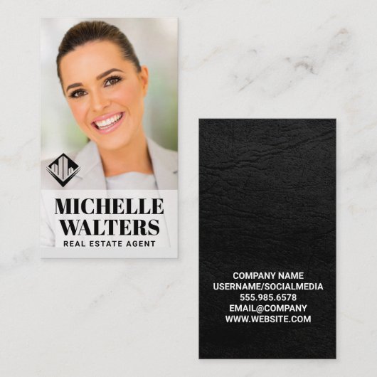 Real-Anwesen-Logo | Image für benutzerdefiniertes Visitenkarte (Vorne/Hinten)