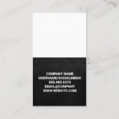 Real-Anwesen-Logo | Kundenspezifisches Foto Visitenkarte (Rückseite)