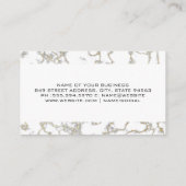 Real-Anwesen-Logo | Marmorplatte Visitenkarte (Rückseite)