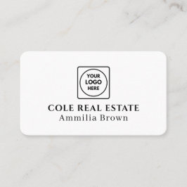 Real-Anwesen-Logo | Modernes Minimal Realtor Desig Visitenkarte