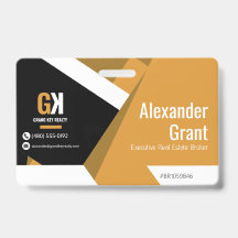 Real Anwesen Luxus Black & Gold Realtor