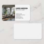 Real Anwesen | Luxus Loft Interieur Visitenkarte (Vorne/Hinten)