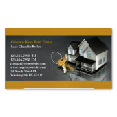 Real Anwesen Magnetische Visitenkarte (Vorderseite)