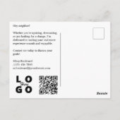 Real Anwesen Mailer, Zuhause-Käufer, Bewerbung Postkarte (Rückseite)