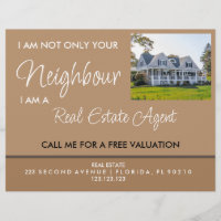 Real Anwesen Marketing Agent Flyer