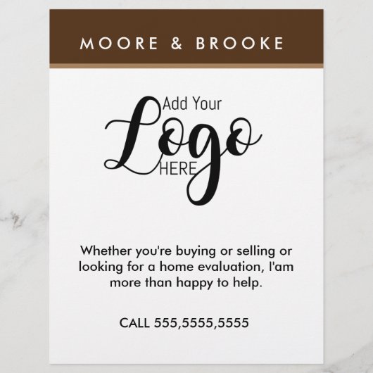 Real Anwesen Marketing Agent Flyer (Hinten)