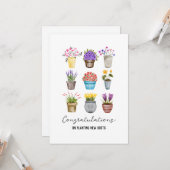 Real Anwesen Marketing Herzlichen Glückwunsch Haus Karte (Vorderseite/Rückseite Beispiel)