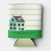 Real Anwesen Marketing Open House Custom Green Dosenkühler (Vorderseite)