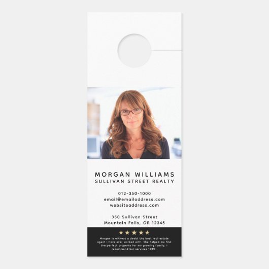 Real Anwesen Marketing Open House Türanhänger (Rückseite)