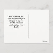 Real Anwesen Marketing Postkarte (Rückseite)