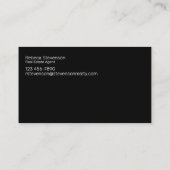 Real Anwesen Marketing Visitenkarte (Rückseite)