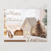 Real Anwesen Marketing Weihnachten Postkarte (Vorderseite)