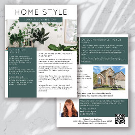 Real Anwesen März Newsletter Werbeaktion Flyer