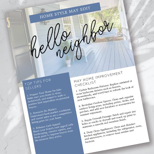 Real Anwesen May Newsletter Werbewirtschaft Flyer