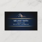 Real Anwesen | Metall | Kohlenstofffaser Visitenkarte (Vorderseite)