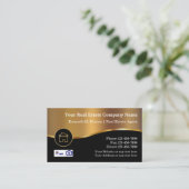 Real Anwesen MLS Business Cards Visitenkarte (Stehend Vorderseite)