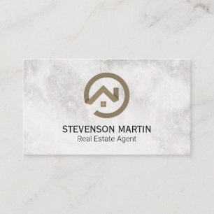 Real Anwesen Modern gestyltes Logo Visitenkarte